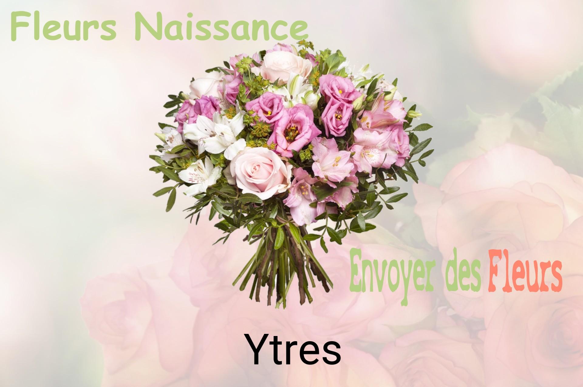Bouquet de fleurs de naissance livré à Ytres